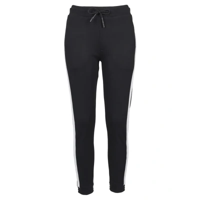 Abbildung von Urban Classics Ladies Interlock Jogpants Jogginghose, Damen, Größe: Small, Black/white