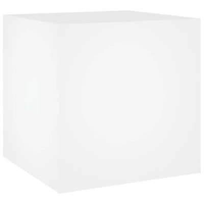 Abbildung von vidaXL Blumentopf Pflanzgefäß Weiß 40x40x40 cm Holzwerkstoff (1 St)