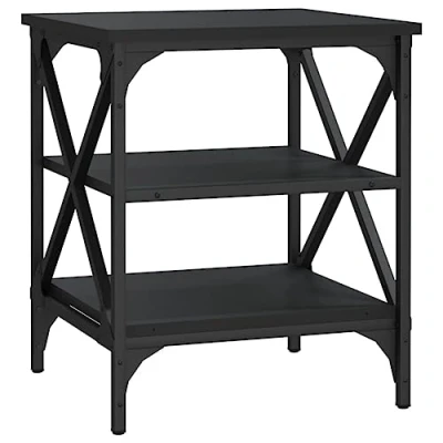 Abbildung von vidaXL Beistelltisch Schwarz 40x42x50 cm Holzwerkstoff (1 St)
