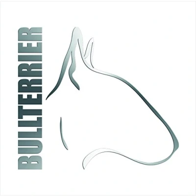 Abbildung von siviwonder Auto Aufkleber Bullterrier Profil Hundeaufkleber Silber metallic