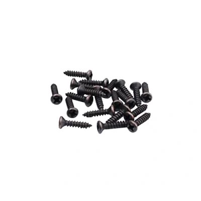 Abbildung von 50 Pack Bronze Pickguard Mounting Screws Guitar Bass Cover Plate Pickup Guard Mount Backplate Accessories Luthier Projects