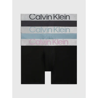 Abbildung von Calvin Klein Underwear BOXER BRIEF 3PK (Packung, 3 St., 3er Pack) mit längerem Bein &amp; Logo Elastikbund