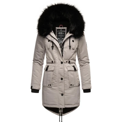 Abbildung von Navahoo Luluna Wintermantel, Damen, Größe: Medium, Zinc grey
