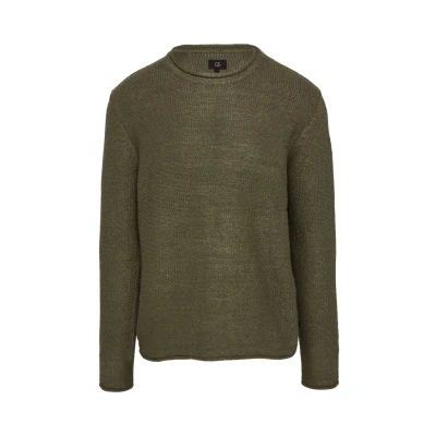 Abbildung von QS MIT Rollkante Strickpullover, Herren, Größe: Large, Olivgrün