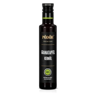 Abbildung von PÖDÖR Granatapfelkernöl kaltgepresst naturbelassen ungefiltert (250 ml)