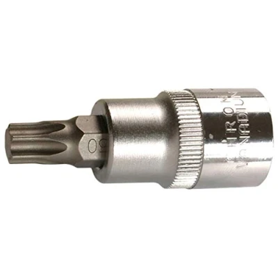 Abbildung von SW Stahl 05245L Steckschlüsseleinsatz 1/2 Torx T45 Chrom Vanadium Innen kurz