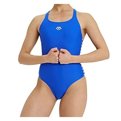 Abbildung von Arena Racer Back Badeanzug Neon Blue 36