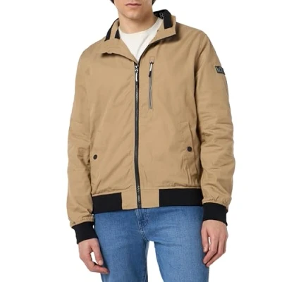 Abbildung von s.Oliver Leichte Jacke, Herren, Größe: Small, Sandstein