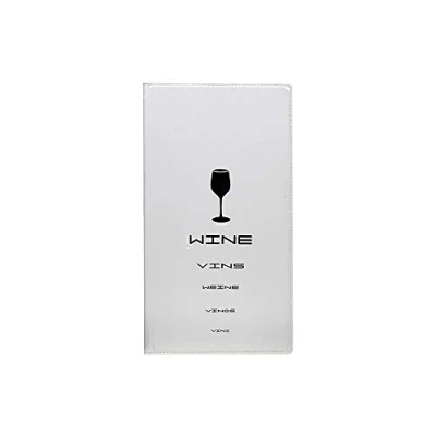 Abbildung von Securit® Trendy Lederoptik Weinkarte inkl. 2 dopplete Einlage für Menüs (für 8Seiten A4/A5)