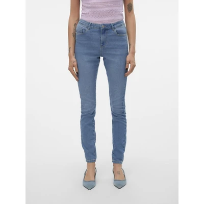 Abbildung von Vero Moda NOOS Jeans Slim Fit, Damen, Größe: XSx32, Medium blue denim