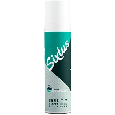 Abbildung von Sixtus Sensitiv Körperlotion Körpercreme zur täglichen Hautpflege, für sensible Haut, mit Alpenkräutern 100 ml
