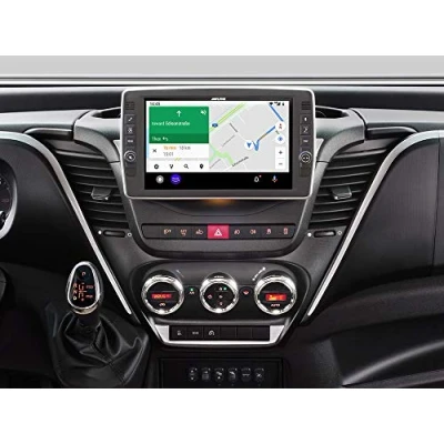 Abbildung von Alpine X902DC F Touchscreen Navigator, festinstalliert, 9 Zoll LCD Scwarz Navi (Ost und Westeuropa) 22.9 cm (9 Zoll), 800 x 480 Pixel, LCD, MP4