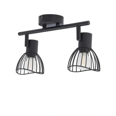 Abbildung von Lindby Deckenleuchte Piena, schwarz, 2 flg., Metall, 39cm