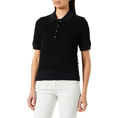 Abbildung von Love Moschino Women&#039;s Regular fit Short Sleeved Sweatshirt, Black, 40