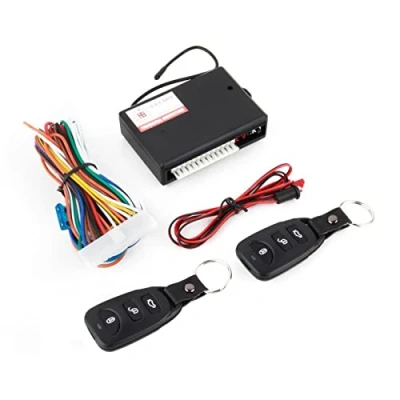Abbildung von WANGCL Universal Auto Alarmanlagen Remote Central Kit Diebstahlsicherung Türschloss Keyless Entry System Zentralverriegelung mit Fernbedienung