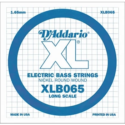 Abbildung von D&#039;Addario XLB065 Einzelsaite (Größe: XL) Nickel Wound 065 Long Scale