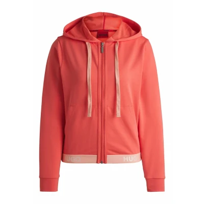 Abbildung von HUGO Sweatjacke SPORTY LOGO_JACKET mit Kordel