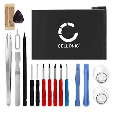Abbildung von CELLONIC® Ersatz Akku A1546 für iPad Mini 4 (A1538/A1550) 5100mAh + Werkzeug Set 17tlg Ersatzakku Tablet PC Batterie Tabletakku, Battery