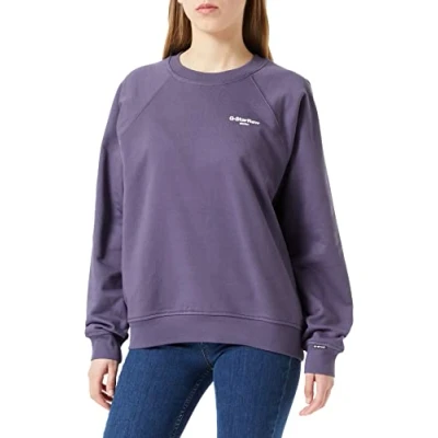 Abbildung von G STAR RAW Damen Staff Graphic Sweatshirt, Purpur (dk grape D22728 D277 800), S