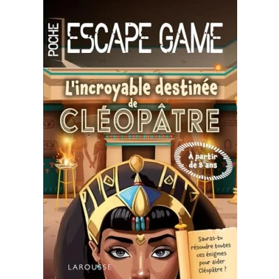 Abbildung von Escape game de poche junior : L&#039;incroyable destinée Cléopâtre