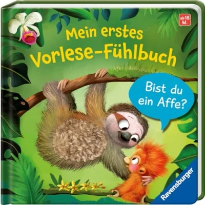 Abbildung von Ravensburger Buch &quot;Pappbilderbuch, Mein erstes Vorlese Fühlbuch: Bist du ein Affe?&quot;, FSC schützt Wald weltweit