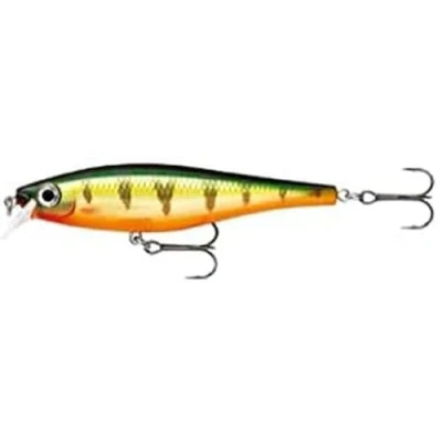 Abbildung von Rapala BX Minnow Angelköder Angelzubehör aus Balsaholz Süßwasser Spinnköder Friedfische und Raubfische Lauftiefe 0.9 1.5m Fischköder 10cm, 12g Hergestellt in Estland Legendary Perch