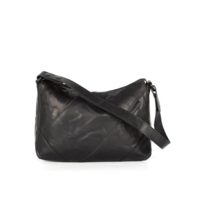Abbildung von Spikes &amp; Sparrow Leren Schoudertas/Crossbodytas Zoey Zwart