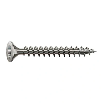 Abbildung von SPAX Edelstahlschraube, 3,5 x 20 mm, 180 Stück, Vollgewinde, Senkkopf, T STAR plus T15, 4CUT, Edelstahl rostfrei A2 8000000287176