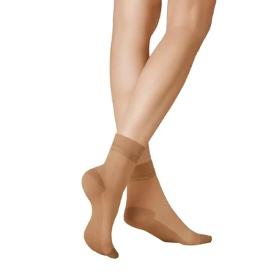 Abbildung von KUNERT Damen Söckchen Cotton Sole 20 Baumwollsohle DEN Tan 1003 39 42