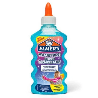 Abbildung von Elmers Glitzerkleber blau VE=177 ml