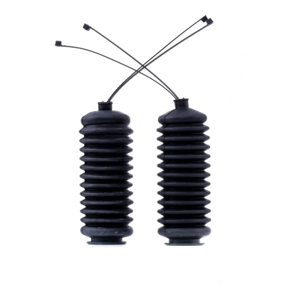 Abbildung von FEBI BILSTEIN 103865 Faltenbalgsatz, Lenkung Gummi Vorderachse links, rechts RENAULT: TWINGO 1, 1 Kasten, MEGANE kfzteile,