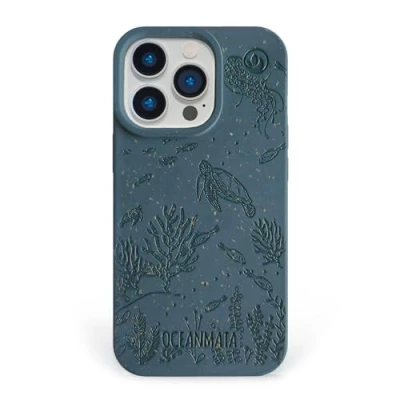 Abbildung von nachhaltige Apple iPhone Hülle Turtle Family 13 pro/Turtle
