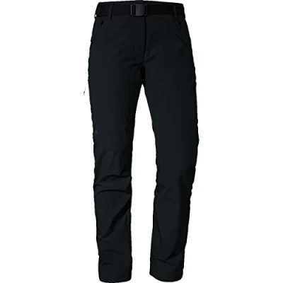 Abbildung von Schöffel Damen Pants Taibun L, funktionale Wanderhose, wasserabweisende und schnelltrocknende Outdoor Hose aus 2 Wege Stretch, black, 44