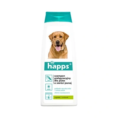 Abbildung von Bros Happs Hundeshampoo Pflegeshampoo für Hunde Fellpflege 200ml (Für mit hellem Fell)