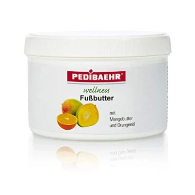 Abbildung von Pedibaehr Fußbutter mit Mangobutter und Orangenöl 450 ml