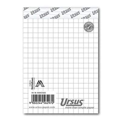 Abbildung von Ursus Notizblock A7 blanko 60g/qm 48 Blatt