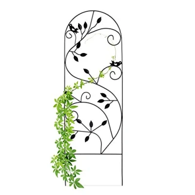 Abbildung von relaxdays Rankgitter Vogel, Schwarz