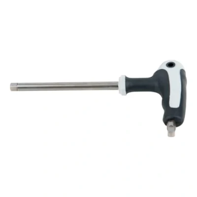 Abbildung von KS TOOLS 910.2451 Vierkant Steckgriff 160, 90 6,3 (1/4&quot;) Edelstahl