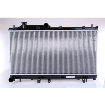 Abbildung von NISSENS 67724 Kühler, Motorkühlung Aluminium 342 710 16 Kühlrippen gelötet SUBARU: Forester III, Impreza III Schrägheck, Limousine