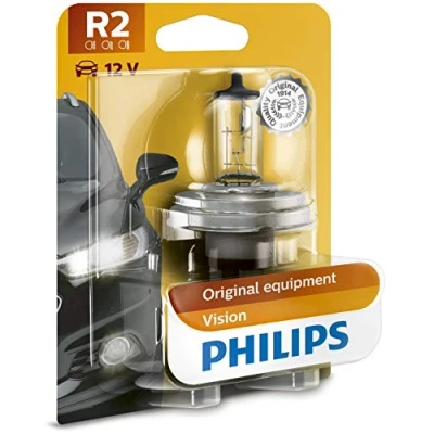 Abbildung von PHILIPS 12475B1 Glühlampe, Fernscheinwerfer R2 (Bilux) 12V 45/40W Halogen LADA: Niva