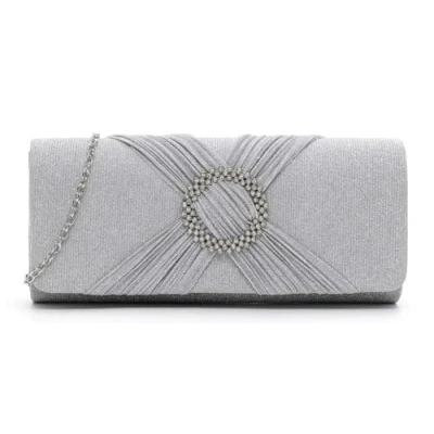 Abbildung von Tamaris Amalia Brooch Clutch, Damen, Größe: One Size, Silver 830