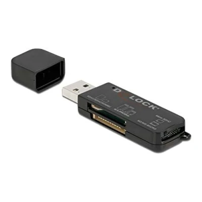 Abbildung von Delock SuperSpeed USB Card Reader für SD/Micro SD/MS Speicherkarten