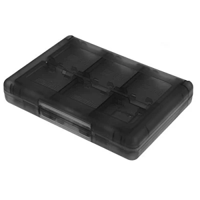 Abbildung von KlsyChry 28 in 1 Game Card Case Halter Cartridge Box für Nintendo DS 3DS Spiele (Schwarz)