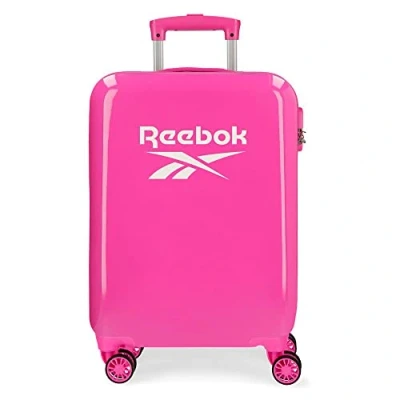 Abbildung von Reebok Maveryck Kabinenkoffer Pink 38 x 55 20 cm starres ABS Seitenkombinationsschloss 34 l 2,86 kg 4 Doppelrollen Handgepäck