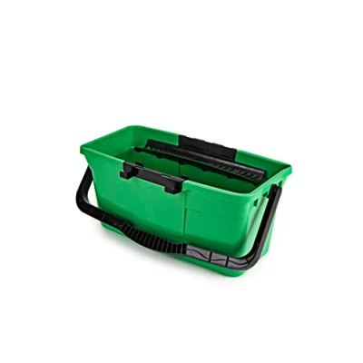 Abbildung von Unger Eimer 12 Liter (für Einwascher bis Breite 35 cm, mit Literskala, inkl. Sieb als Ablage, rechteckige Form) QB12B