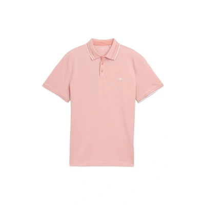 Abbildung von TOM Tailor MIT Stretch Poloshirt, Herren, Größe: XL, Hazy coral two tone