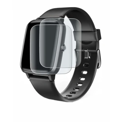 Abbildung von BROTECT Full Cover Schutzfolie Matt für Hama Fit Watch 5910 (2 Stück) Screen Displayschutz Folie, 3D Curved, Anti Reflex