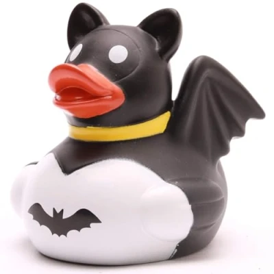 Abbildung von Duckshop I Badeente Batman Quietscheente L: 8,5 cm Geschenk für Superhelden Fans Marvel