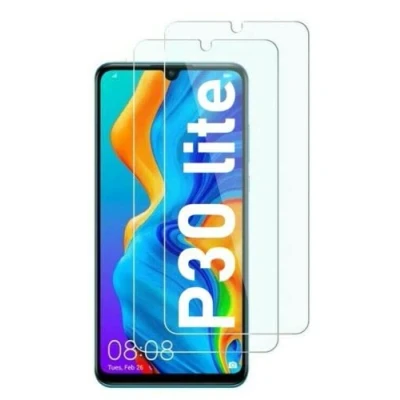 Abbildung von Panzerfolie kompatibel mit Huawei P30 Lite [2 Stück] Displayschutzfolie,Schutzfolie [kein Glas] schutzglas 100% Fingerabdrucksensor Nano Glas 9H