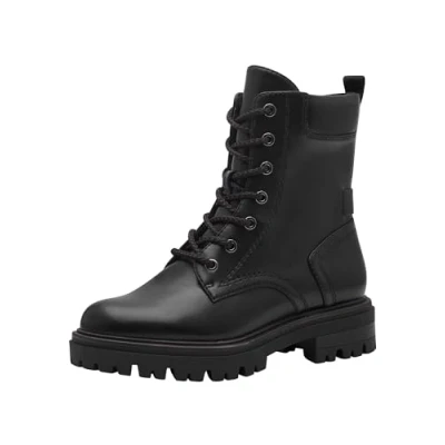 Abbildung von Tamaris Plateaustiefelette, Damen, Größe: 38, Black matt Schuhe